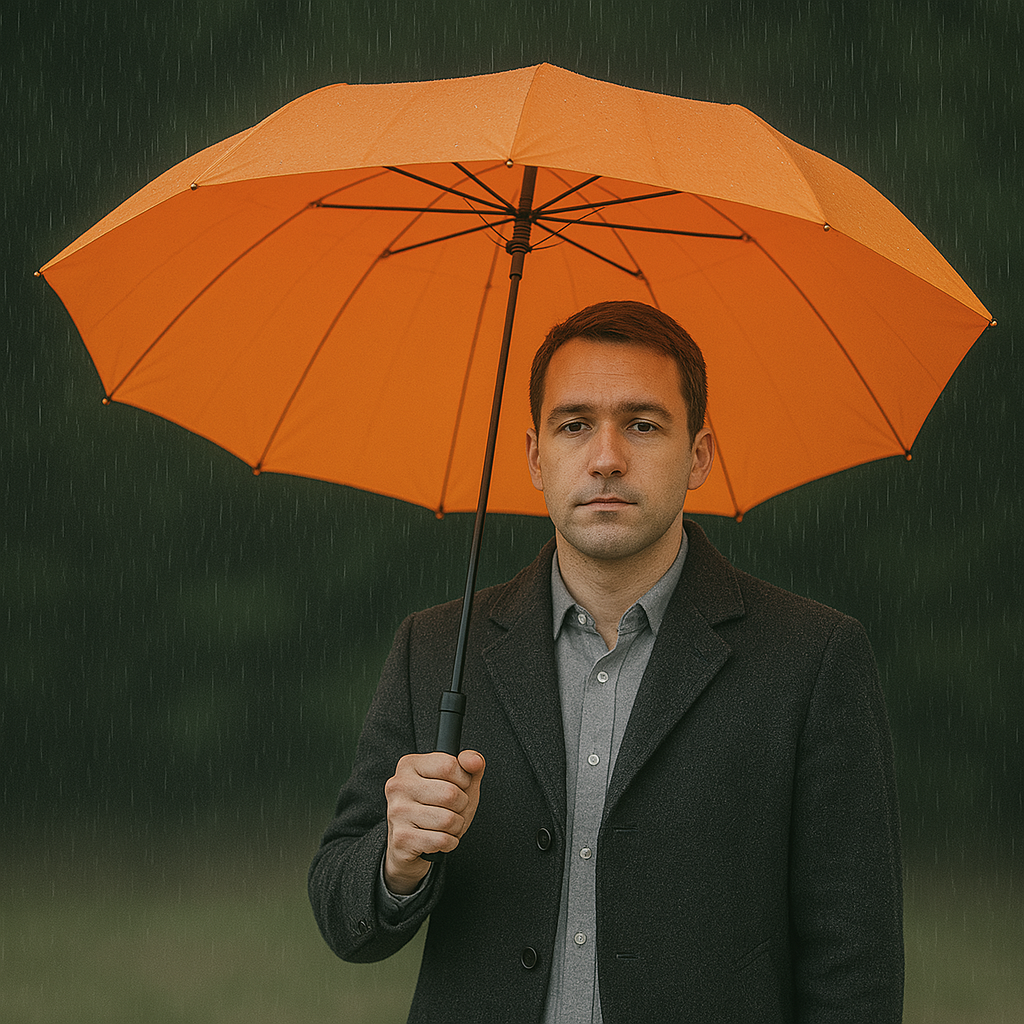 Compact Travel Umbrella With Auto Open And Close
