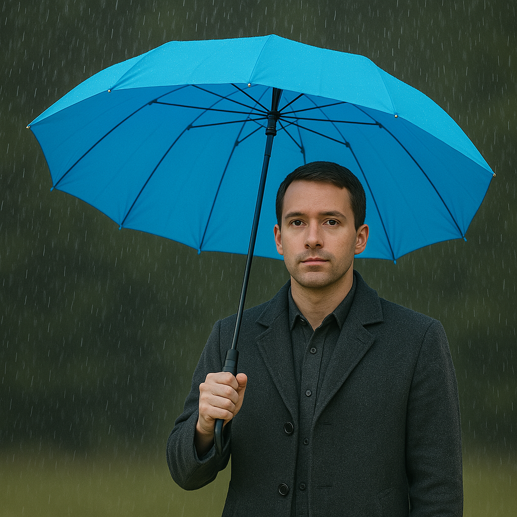 Compact Travel Umbrella With Auto Open And Close