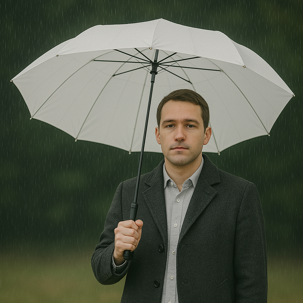 Compact Travel Umbrella With Auto Open And Close
