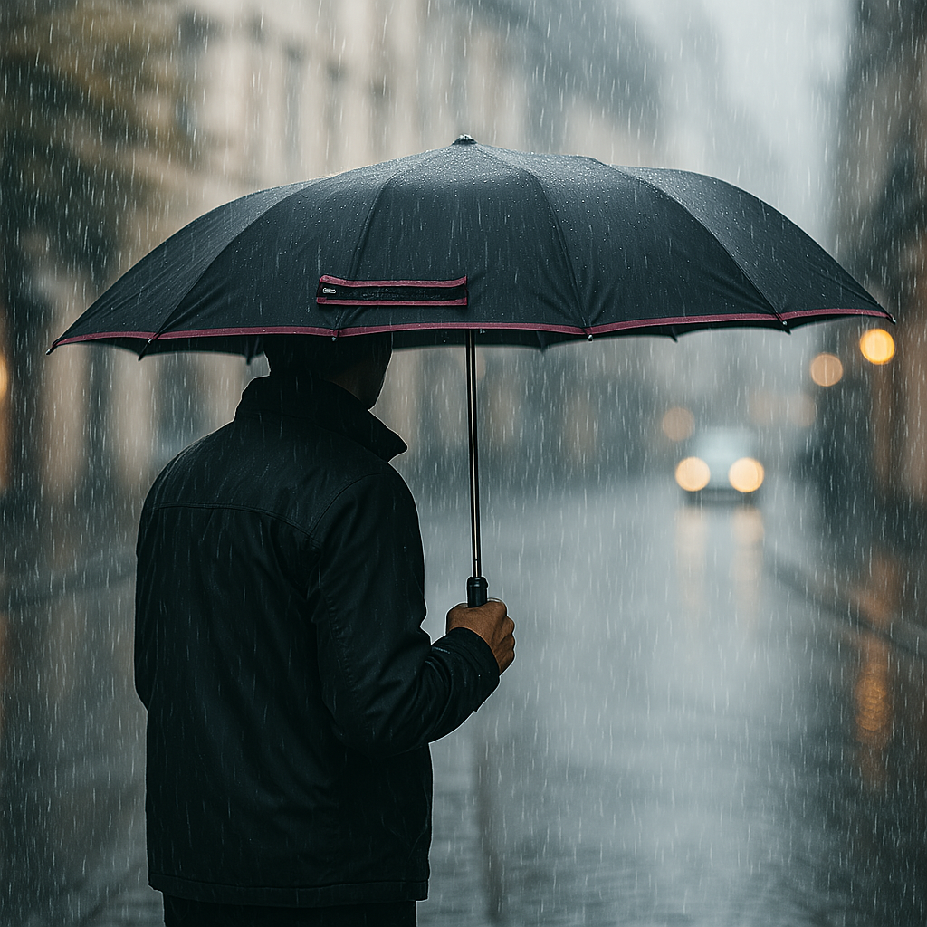 42 Inch Compact Folding Umbrella
