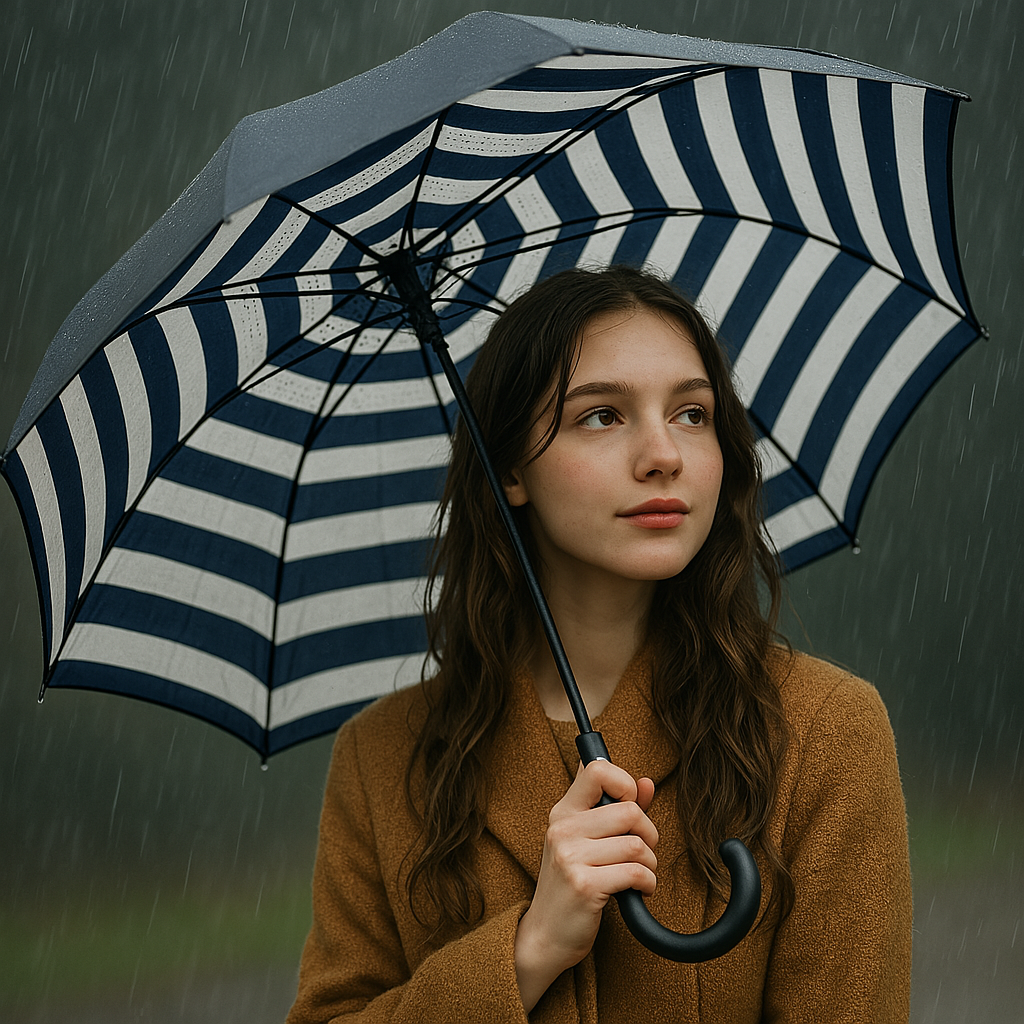 Double Layer Inverted Umbrella With Reverse Folding Design