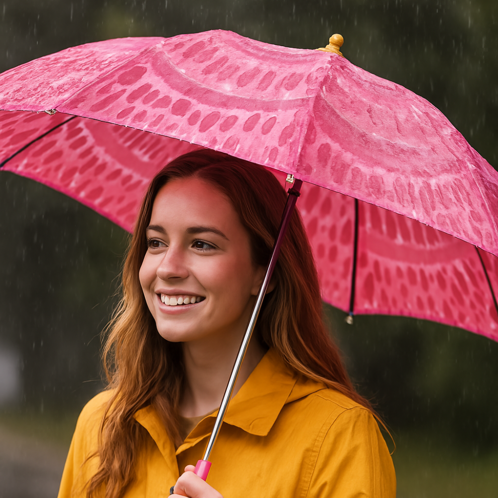 DIY Paintable White Nylon Kid Friendly Craft Umbrella