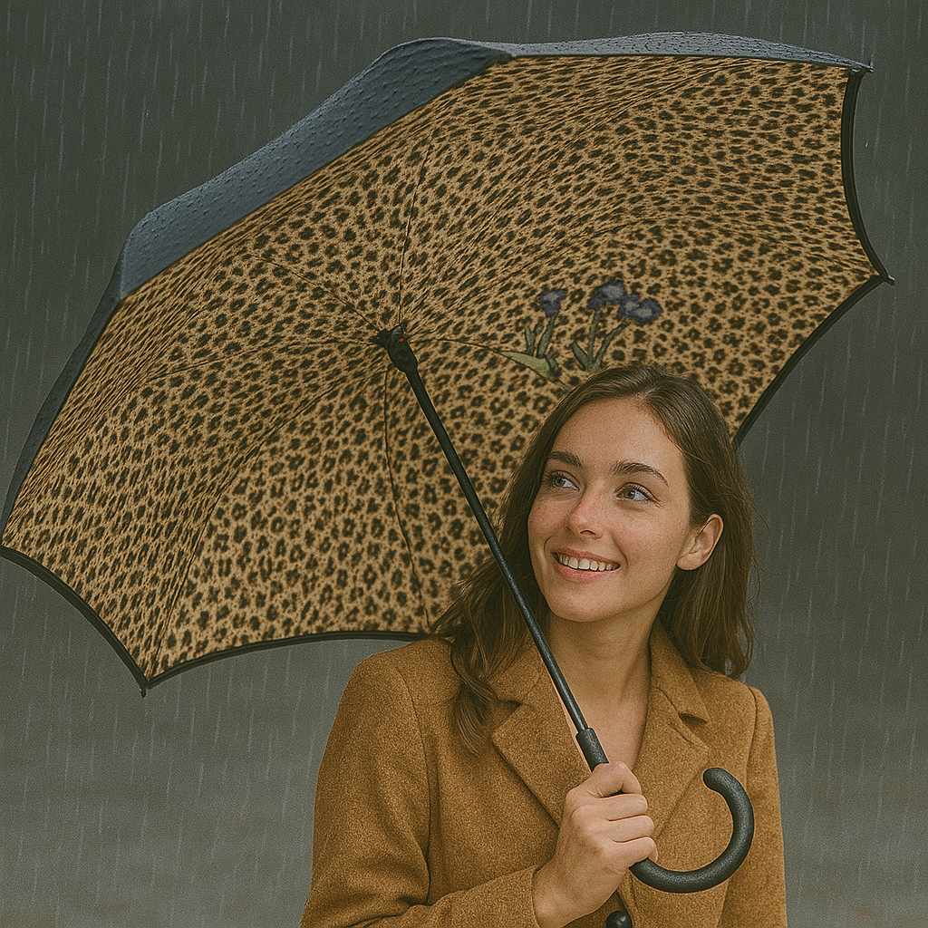 Double Layer Inverted Umbrella With Reverse Folding Design