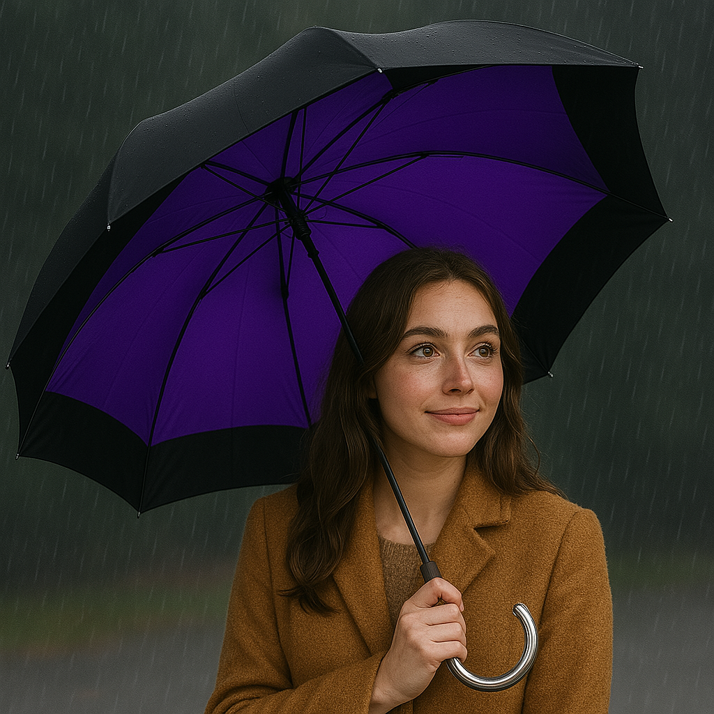 Double Layer Inverted Umbrella With Reverse Folding Design