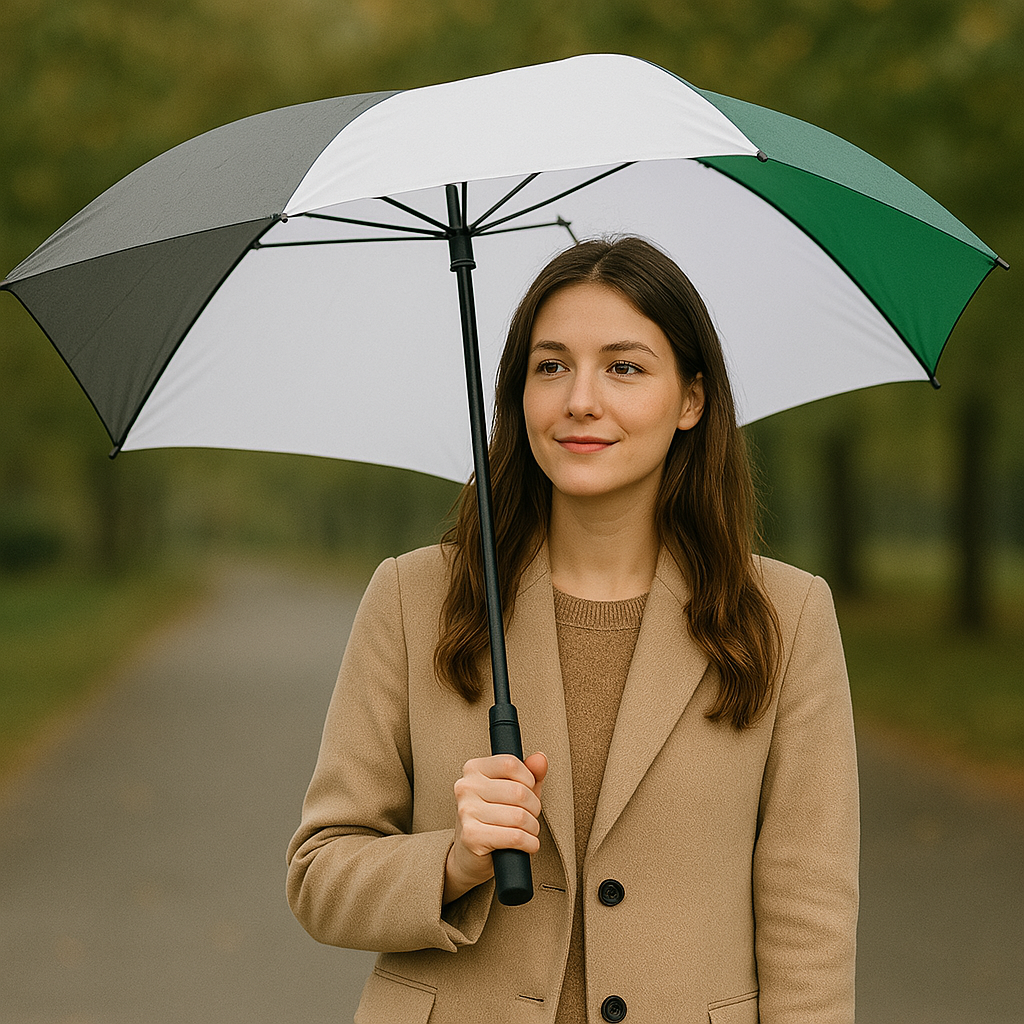 Large Canopy Golf Stick Umbrella With Vented Panels