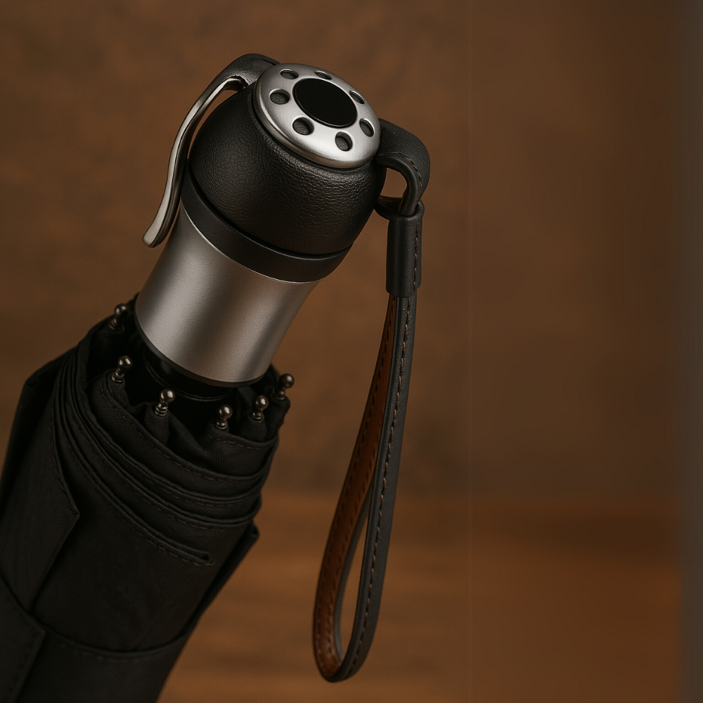 Windproof Travel Umbrella With Automatic Open And Close Compact Portable