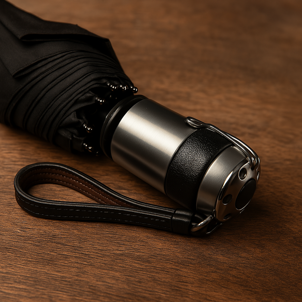 Windproof Travel Umbrella With Automatic Open And Close Compact Portable