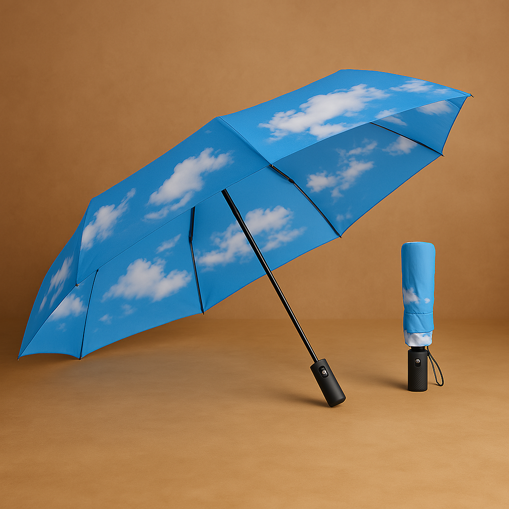 Gorilla Grip Windproof Compact Stick Umbrella