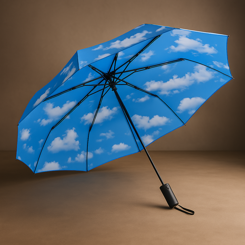 Gorilla Grip Windproof Compact Stick Umbrella