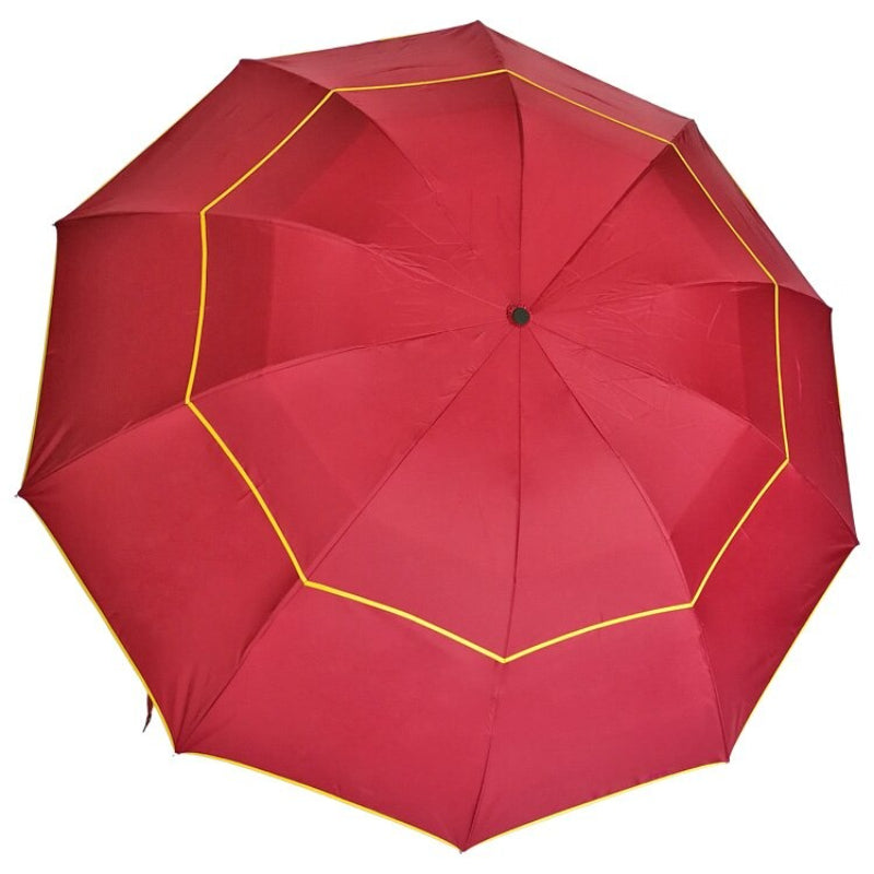 Double Layer Windproof Large 3 Folding Travel Outdoor Umbrellas