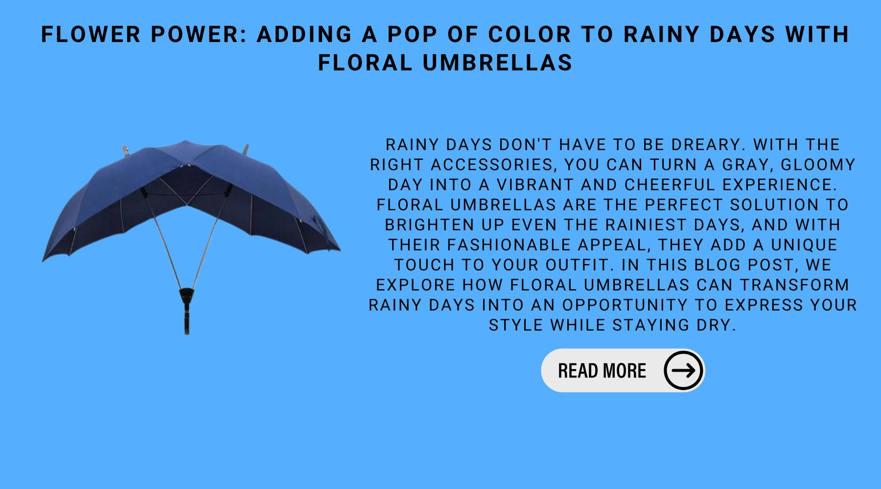 Flower Power: Adding A Pop Of Color To Rainy Days With Floral Umbrellas