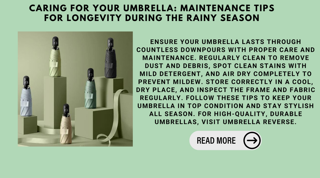 Caring For Your Umbrella: Maintenance Tips For Longevity During The Rainy Season