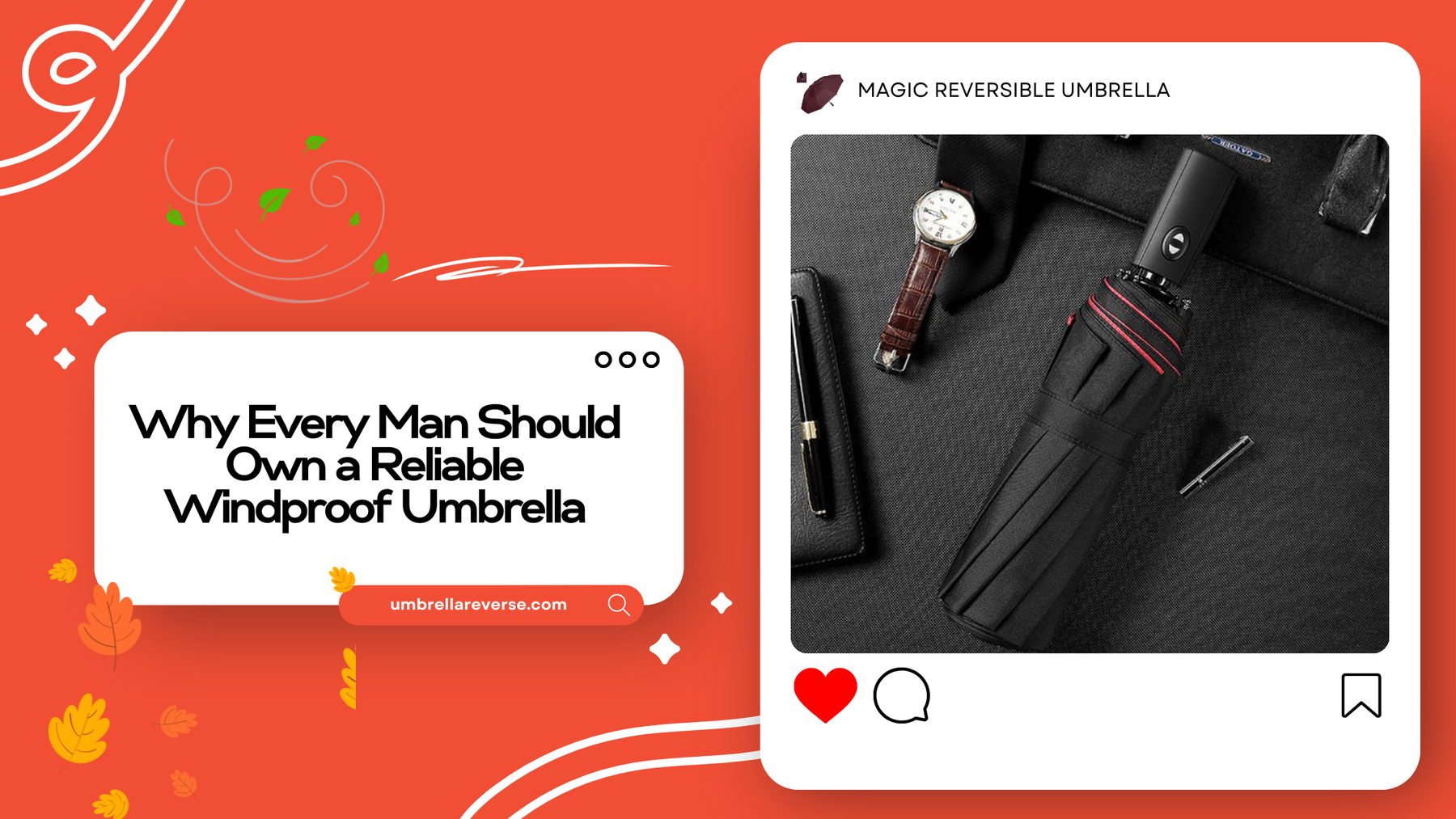 Why Every Man Should Own a Reliable Windproof Umbrella