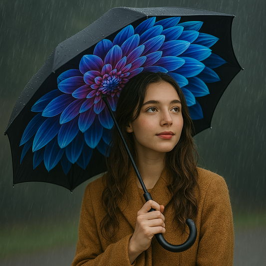 Double Layer Inverted Umbrella With Reverse Folding Design