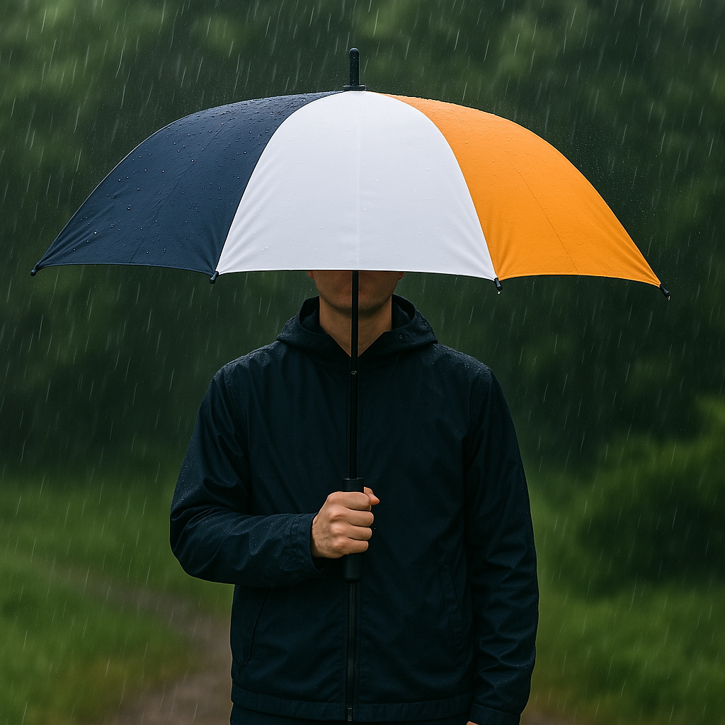 Large Canopy Golf Stick Umbrella With Vented Panels