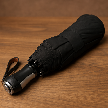 Windproof Travel Umbrella With Automatic Open And Close Compact Portable