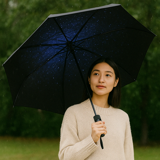 Waterproof And Wind Resistant Lightweight Foldable Travel Umbrella