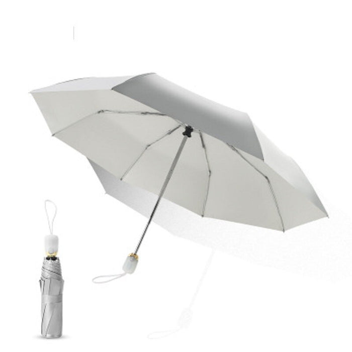 Foldable Titanium Silver Umbrella