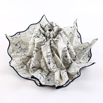 Chic Floral ANTI-UV Foldable Umbrellas