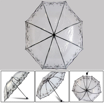 Creative Transparent Rain Sunny Umbrella