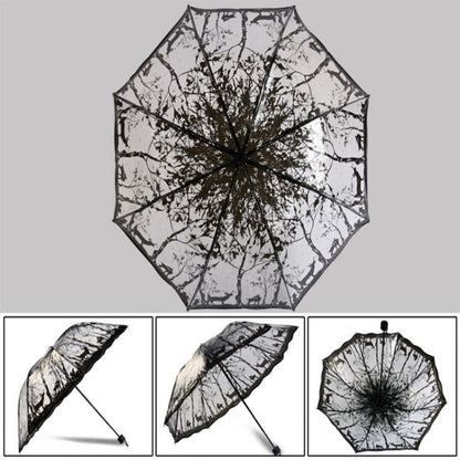 Creative Transparent Rain Sunny Umbrella