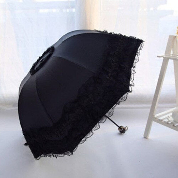 Sunny & Rainy Anti UV Lace Umbrella For Women