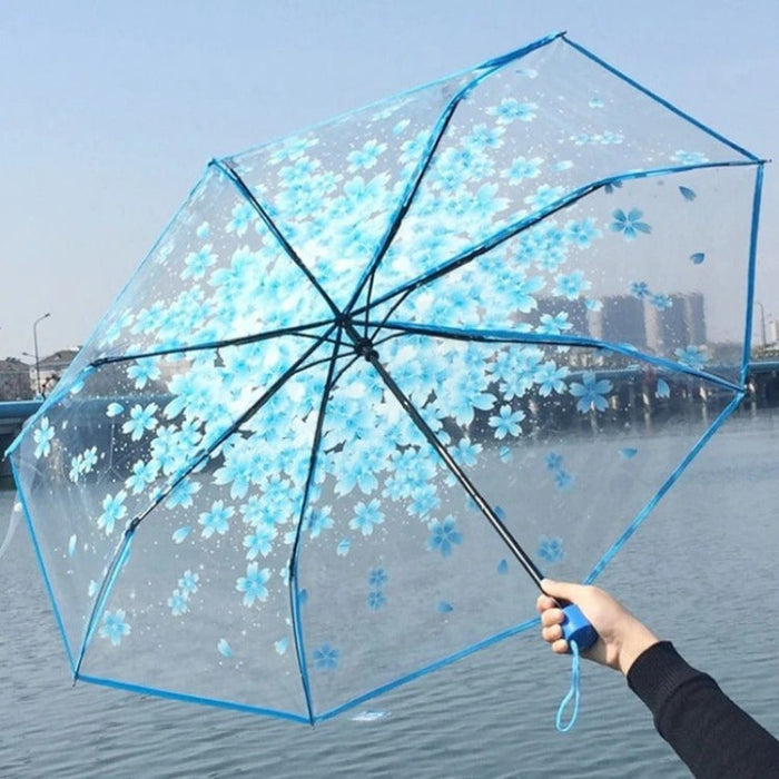 Automatic Printed Transparent Umbrella