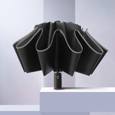 Reflective Automatic Reverse Umbrella