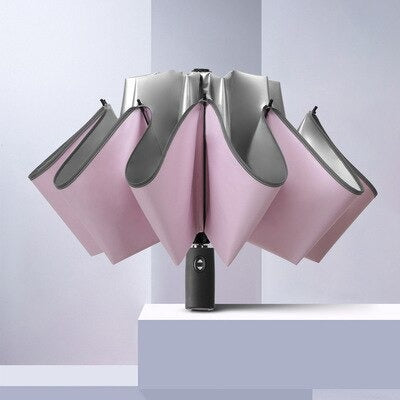 Reflective Automatic Reverse Umbrella
