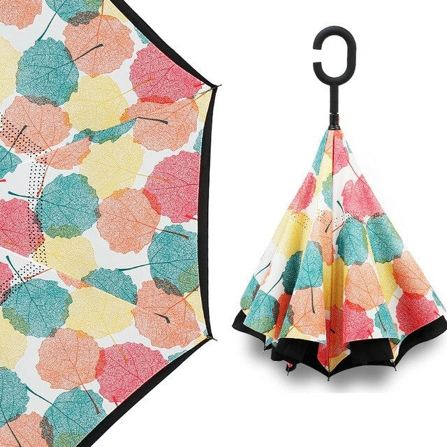 Reverse Rain Umbrella For Women