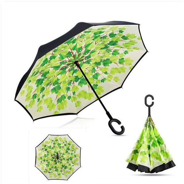 Reverse Rain Umbrella For Women