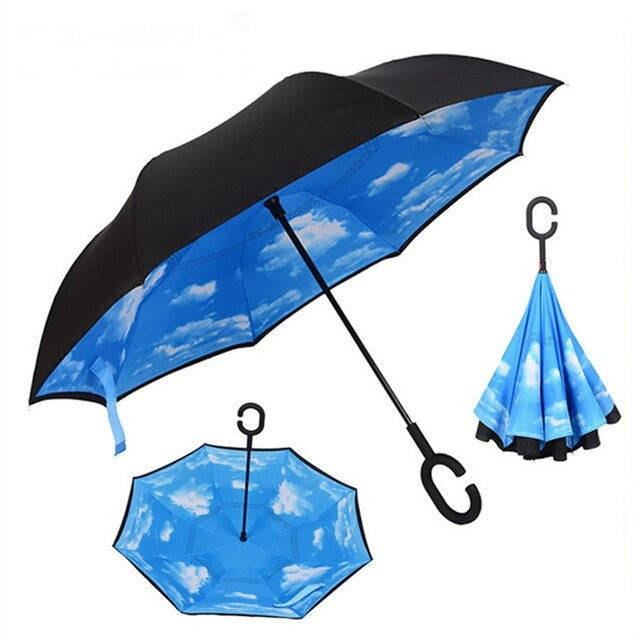Reverse Rain Umbrella For Women