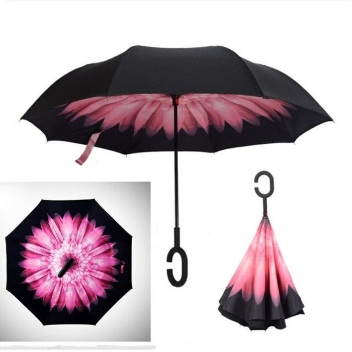 Reverse Umbrella Inverted Anti UV Umbrella For Men