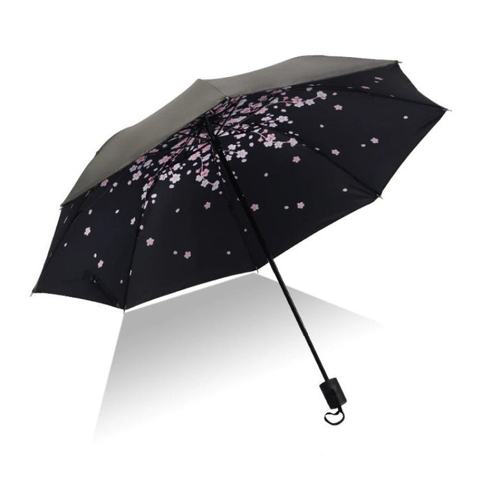 Anti-UV Clouds Pattern Folding Rainy Umbrella
