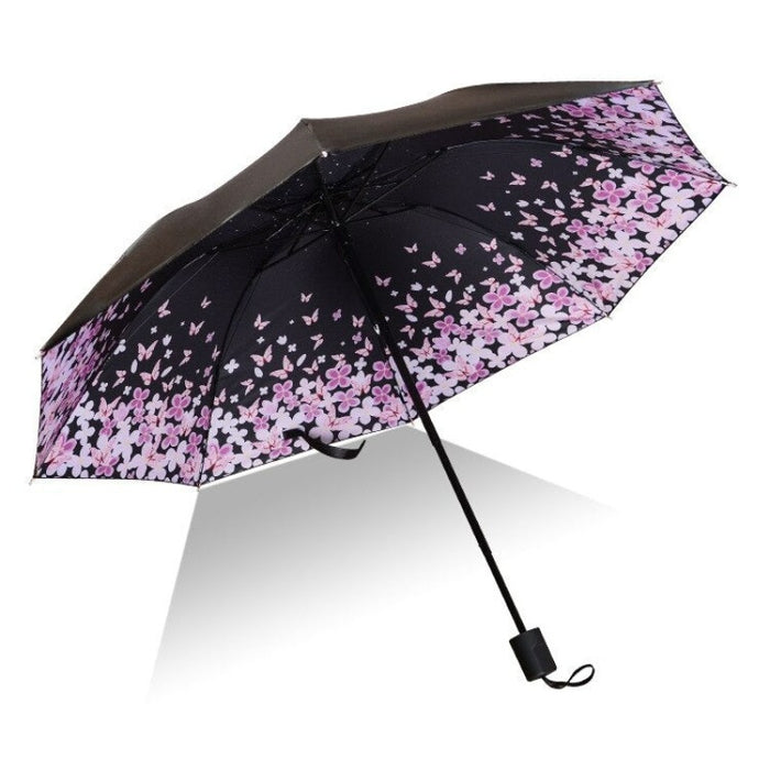 3D Flower Print Unisex Umbrellas