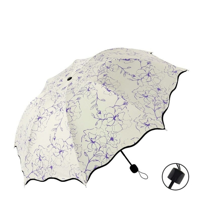 Chic Floral ANTI-UV Foldable Umbrellas