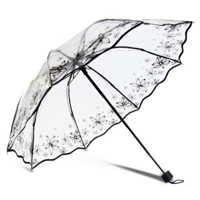 Creative Transparent Rain Sunny Umbrella