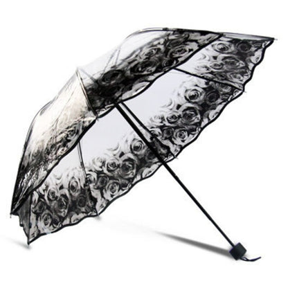 Creative Transparent Rain Sunny Umbrella