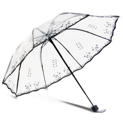 Creative Transparent Rain Sunny Umbrella