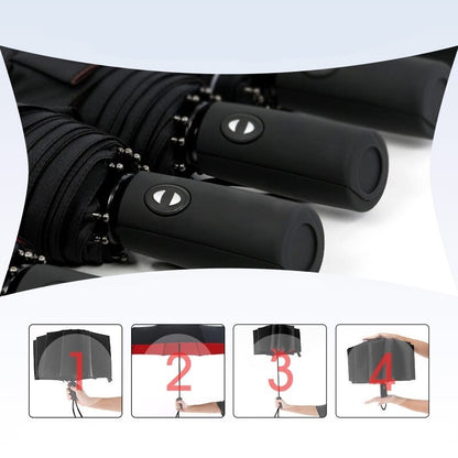 Windproof Double Automatic Folding Umbrella